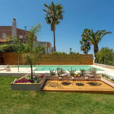 Chania Elite Homes, Enjoy A Chic Oasis By The Heated Pool Apartment *